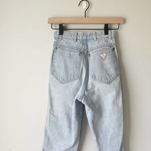 Palmetto's Vintage Women's 100% Cotton Light Wash Straight Leg Denim Size 7